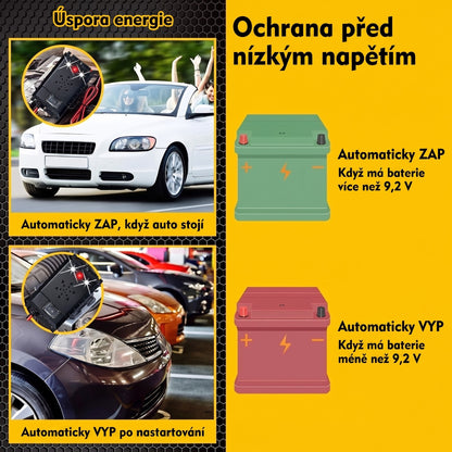 Ochrana autobaterie před podvybíjením – automatické vypnutí při nízkém napětí